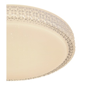 Plafoniera LED moderna cu decor stralucitor OVI 22W 202903 universul-luminii.ro