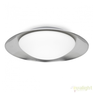 Plafoniera LED moderna SIDE 15W alb/nickel 62141