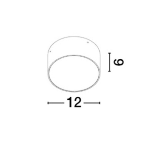 Plafoniera LED pentru iluminat exterior IP65 JUDI D-12cm negru 153173 universul-luminii.ro