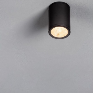 Plafoniera LED pentru iluminat exterior IP65 JUDI D-8cm negru 153183 universul-luminii.ro