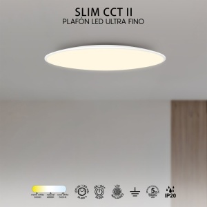 Plafoniera LED SLIM CCT II 50W, 46CM CCT 3000-4000-6500K - Img 2