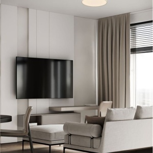 Plafoniera LED stil modern 2700K NOELIA crem 40cm - Img 2