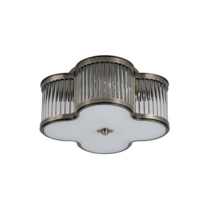 Plafoniera metal alama antique, sticla Lotus 2L 632083 universul-luminii.ro