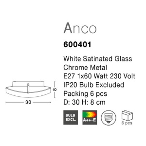 Plafoniera moderna Anco 30cm NVL-600401 83273 universul-luminii.ro