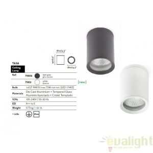 PLAFONIERA MODERNA DE EXTERIOR TASA 70821 66793 universul-luminii.ro