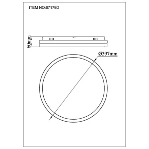 Plafoniera moderna LED CCT DELLA 67179D GL 172253 universul-luminii.ro