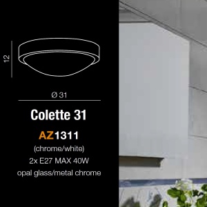 Plafoniera pentru baie COLETTE 31 70143 universul-luminii.ro