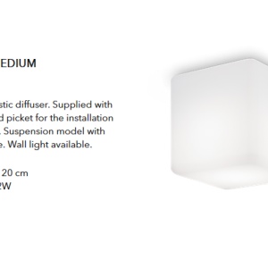 Plafoniera pentru exterior cu protectie IP44 LUNA PL1 MEDIUM 213194 72153 universul-luminii.ro