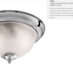 Plafoniera stil clasic American Diner argintiu 4042 SRT 73903 universul-luminii.ro