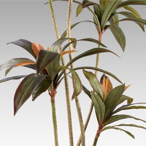 Planta artificiala decorativa Dracena roja, H220 - Img 5
