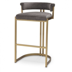Scaun bar design LUX, Counter Stool Dante, gri 115839 HZ
