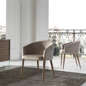Scaun cu brate design italian Rosalya AC-DC685 - Img 11