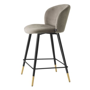 Scaun de bar design elegant LUX Counter Stool Volante, bej 115737 HZ - Img 4