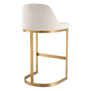Scaun de bar design LUX, Bar Stool Condos alb - Img 4