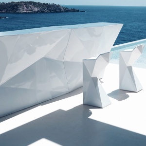 Scaun de bar design modern, exterior, interior, VERTEX BAR STOOL 51030 Vondom - Img 5
