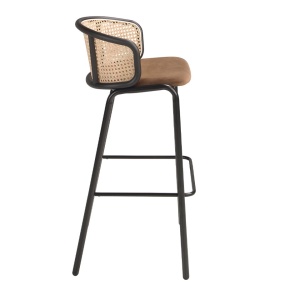 Scaun de bar design modern Rattan - Img 6