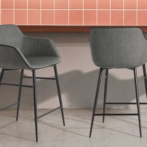 Scaun de bar tapitat design italian Tomika - Img 6