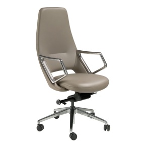 Scaun de birou modern piele sintetica Grey