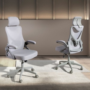 Scaun de birou pivotant design LUX Grey - Img 10