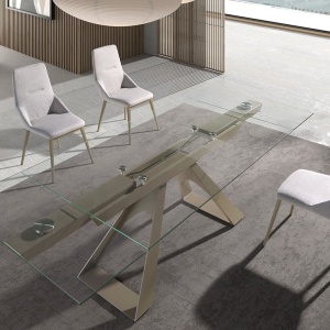Scaun deosebit design LUX Light grey - Img 4