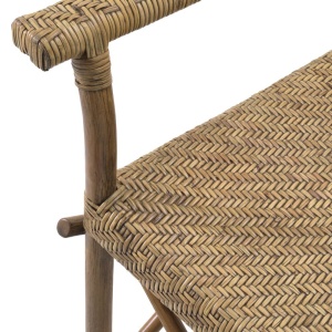 Scaun design clasic din rattan Johor, natur 114647 HZ - Img 5
