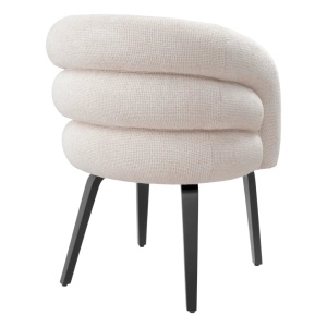 Scaun design elegant LUX Novelle, Lyssa off-white - Img 5