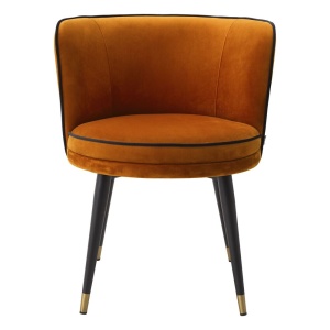 Scaun design LUX Grenada, savona portocaliu 115882 HZ - Img 2