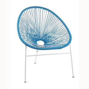 Scaun design modern albastru DOROTHY 0661024 BZ