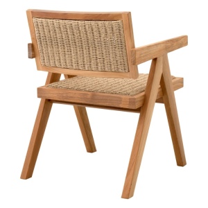 Scaun design natural pentru interior si exterior Kristo - Img 3