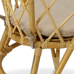 Scaun din ratan natural design LUX Alvaro - Img 6