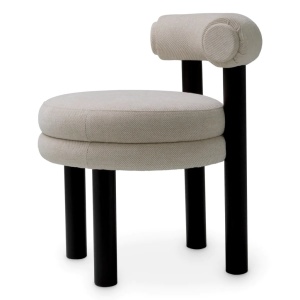 Scaun dining elegant design LUX Zoey, Fisher sand - Img 5