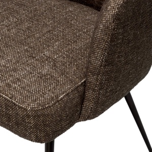 Scaun elegant design LUX Aiden, Renato brown - Img 6