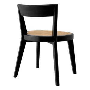 Scaun LUX design clasic Alvear negru, ratan - Img 7