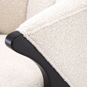 Scaun LUX design modern Pavone boucle cream - Img 6