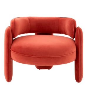 Scaun modern design LUX Chaplin, Savona orange - Img 3