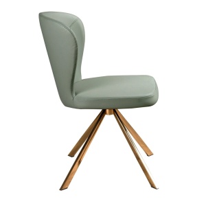Scaun pivotant piele sintetica verde deschis Chair - Img 3