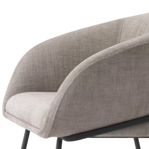 Scaun tapitat design LUX Campus, sisley bej 116371 HZ - Img 4