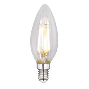 Set de 2 becuri E14 LED candle 4 Watt 400lm 3000K 109473 universul-luminii.ro