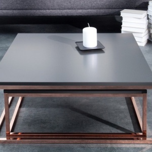 Set de 2 masute design modern Elements, cupru/ antracit A-37733 VC - Img 5