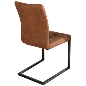Set de 2 scaune design industrial style, Oxford coniac A-36961 VC - Img 3
