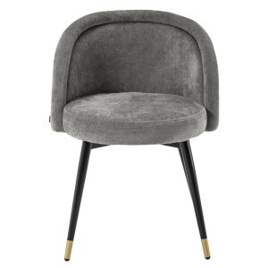 Set de 2 scaune design LUX Chloe, gri 114528 HZ - Img 3