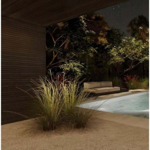 Set de 3 corpuri iluminat exterior decorativ cu tarus KASP H-90cm - Img 3