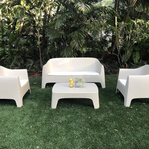 Set de 4 Masute de cafea moderne de exterior / interior design premium SOLID COFFEE TABLE Vondom - Img 9