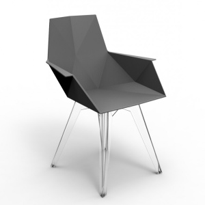 Set de 4 Scaune moderne cu brate de exterior / interior design premium FAZ ARMCHAIR 54063 Vondom