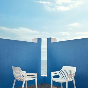Set de 4 Scaune moderne cu brate de exterior / interior design premium SPRITZ ARMCHAIR 56017 - Img 3