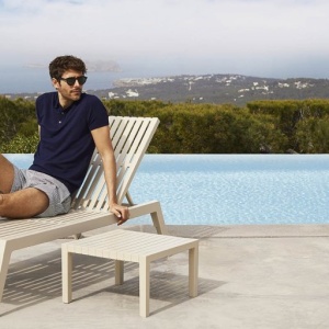 Set de 4 sezlonguri moderne de exterior design premium SPRITZ - Img 6