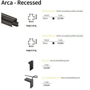 Sina ARCA PROFILE 3000 mm 222752 175443 universul-luminii.ro