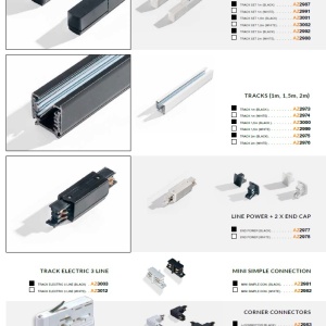 Sina trifazata neagra TRACK SET 2m ZZ AZ2992 81123 universul-luminii.ro