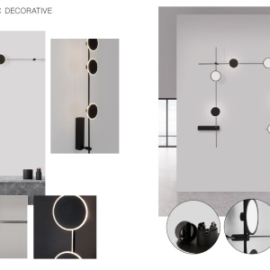 Sistem magnetic-decorativ pentru perete MAGNA 60W, L-150cm 192483 universul-luminii.ro