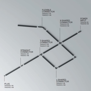 Spot, accesoriu pentru sinele monofazate Unity, Focus S alb 218493 universul-luminii.ro